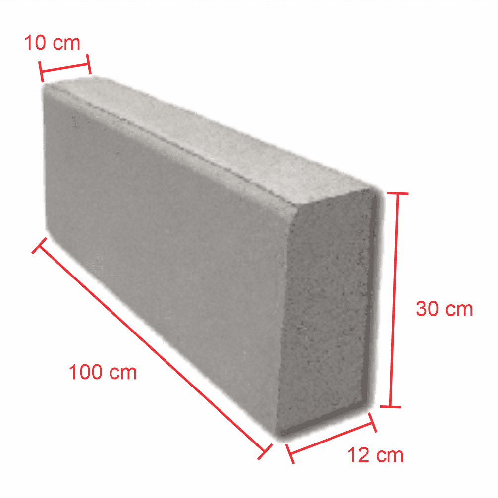 Meio Fio — 100 × 30 × 12 × 10